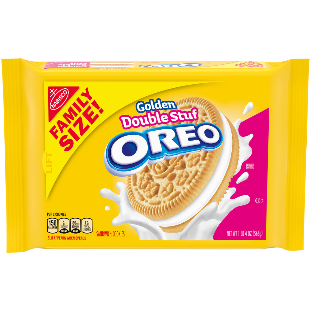 Nabisco Oreo Double Stuf Golden Sandwich Cookies, 20 Oz.