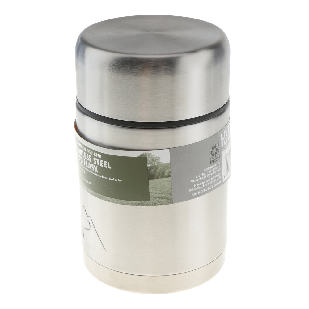Ozark Trail 22-Ounce Double-Wall Vacuum-Insulated Stainless Steel Food Jar