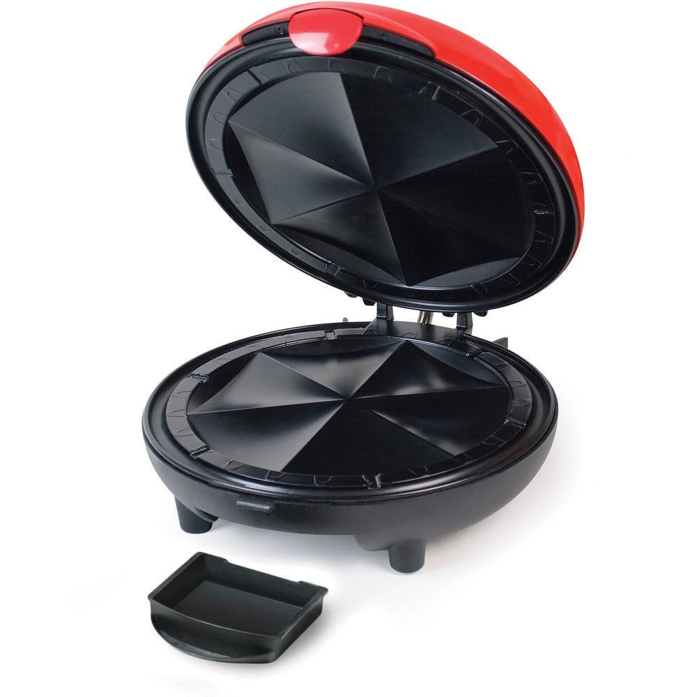 Nostalgia EQM200 6-Wedge Electric Quesadilla Maker with Extra Stuffing Latch