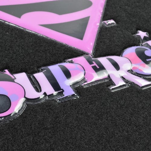 Supergirl Floor Mats for Car, 4-Piece, Universal Fit, Looney Tunes Cartoon Design Auto Accessories