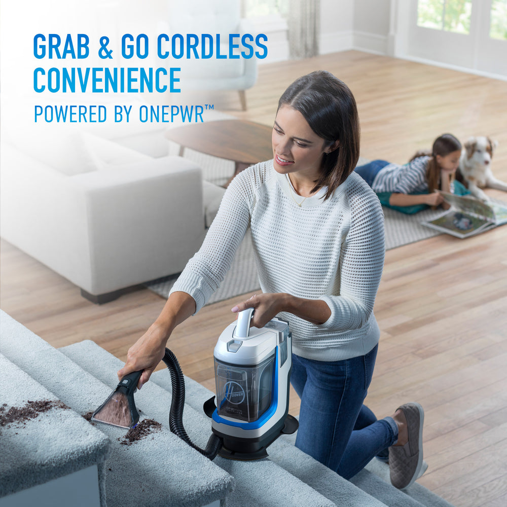 HOOVER ONEPWR Spotless GO Cordless Portable Carpet Cleaner, BH12001