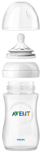 Philips Avent Natural Baby Bottle, Clear, 11oz, 3pk, SCF016/37