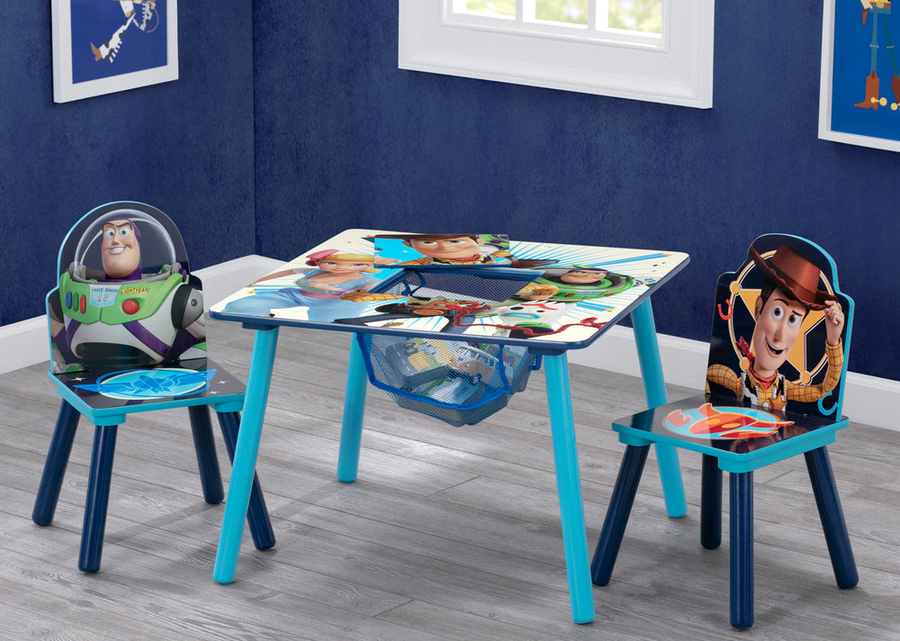 Disney/Pixar Toy Story 4 Kids Table and Chair Set with Storage by Delta Children