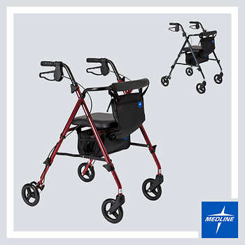 UltraLight Freedom Rolling Walker by Medline