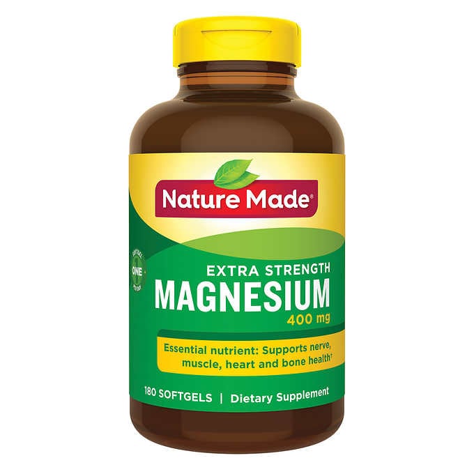 Nature Made Extra Strength Magnesium 400 mg., 180 Softgels
