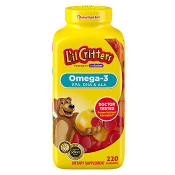 L’il Critters Omega-3 DHA, 220 Gummy Bears