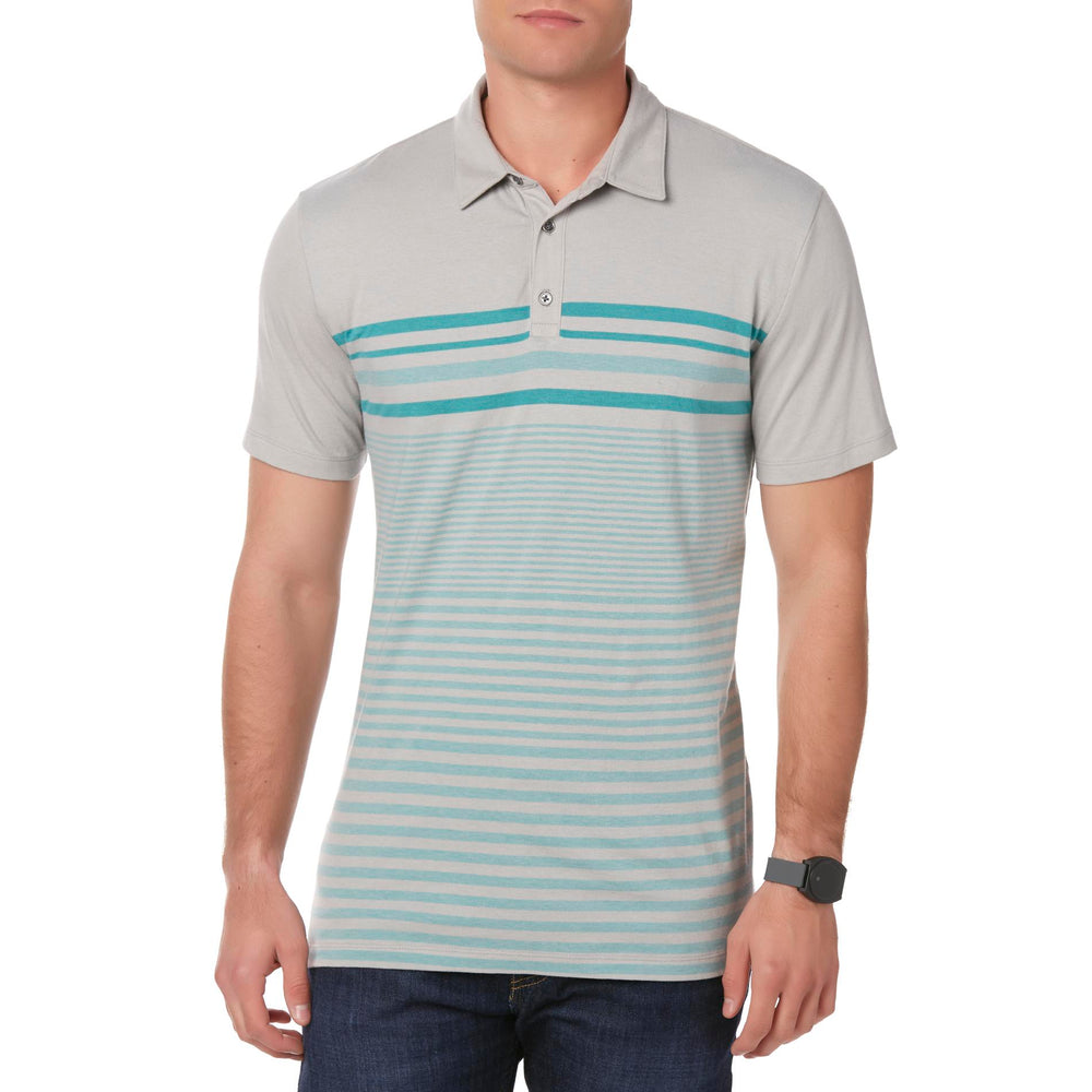 Structure Men's Slim Fit Polo Shirt - Striped
