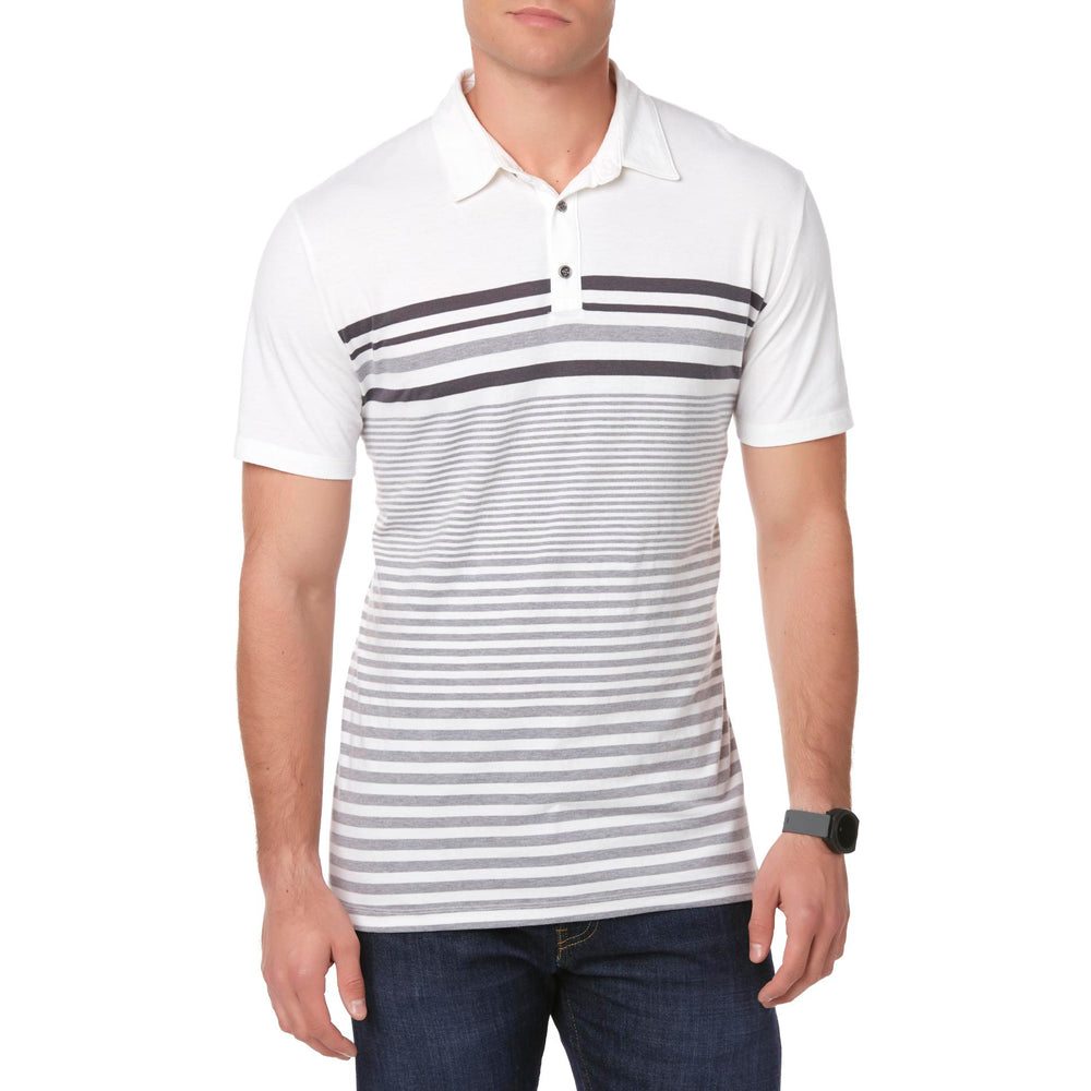 Structure Men's Slim Fit Polo Shirt - Striped