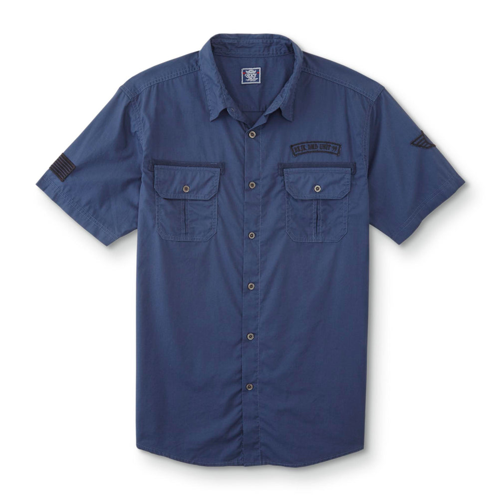 Young Men's Woven Short-Sleeve Shirt