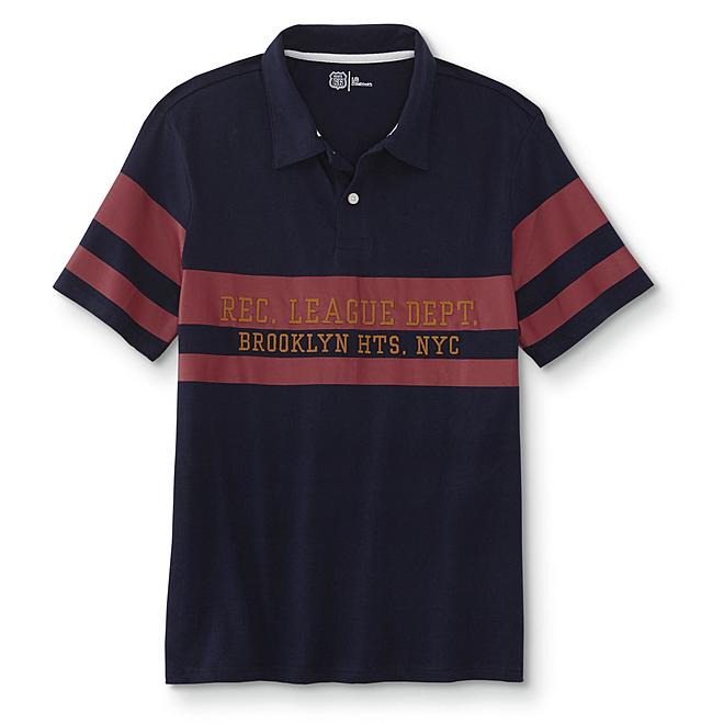 Route 66 Men's Embroidered Polo Shirt - Rec. League Dept.