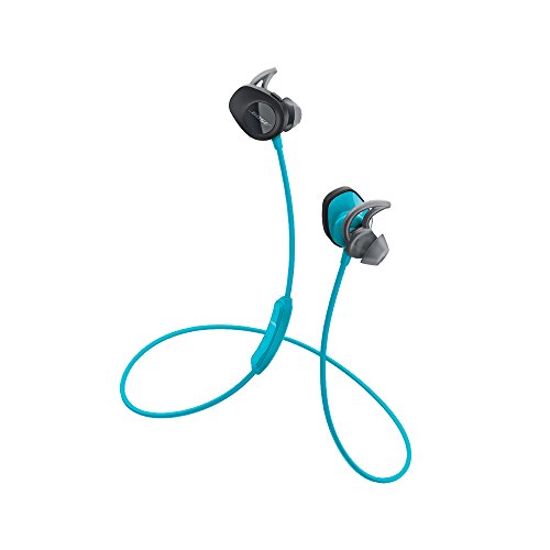 Bose 761529-0020 SoundSport, Wireless Earbuds, (Sweatproof Bluetooth Headphones for Running and Sports), Aqua