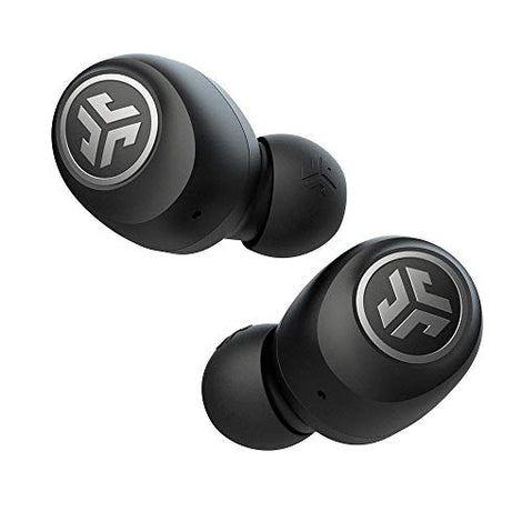 JLab Audio Go Air True Wireless Bluetooth Earbuds + Charging Case | Black | Dual Connect | IP44 Sweat Resistance | Bluetooth 5.0 Connection | 3 EQ Sound Settings: JLab Signature, Balanced, Bass Boost