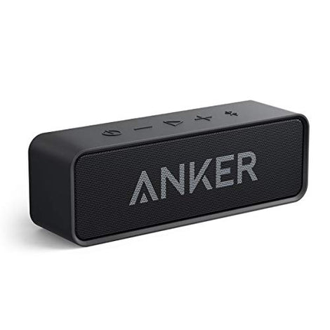 Bluetooth Speakers, Anker Soundcore Bluetooth Speaker with Loud Stereo Sound, 24-Hour Playtime, 66 ft Bluetooth Range, Built-in Mic. Perfect Portable Wireless Speaker for iPhone, Samsung and More