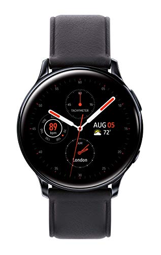 Samsung Galaxy Watch Active2 W/ Enhanced Sleep Tracking Analysis, Auto Workout Tracking, and Pace Coaching (40mm, GPS, Bluetooth), Aqua Black - US Version