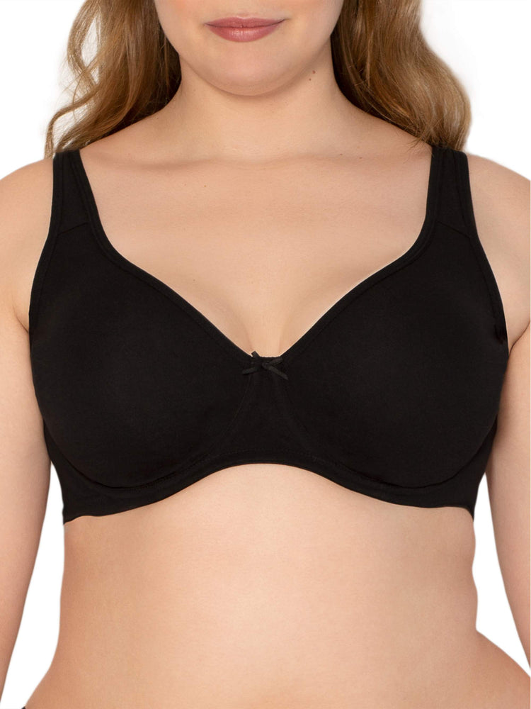 Fruit of the Loom Women's Plus Size Beyond Soft Cotton Unlined Underwire Bra