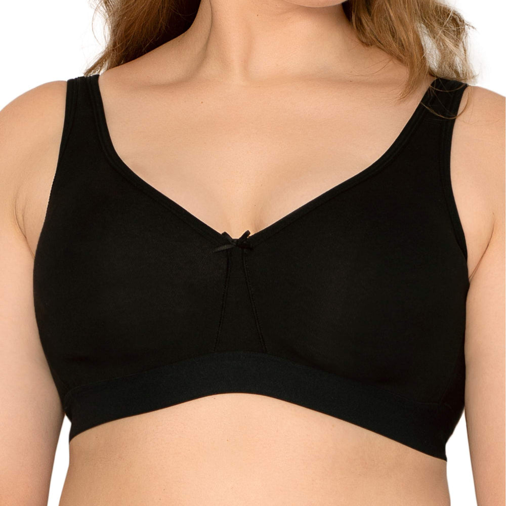 Fruit of the Loom Women's Plus Size Beyond Soft Wireless Cotton Bra