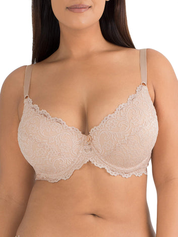 Women’s Curvy Signature Lace Push-Up Bra With Added Support