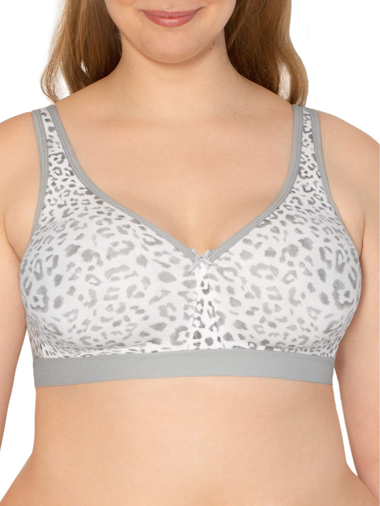 Fruit of the Loom Women's Plus Size Beyond Soft Wireless Cotton Bra