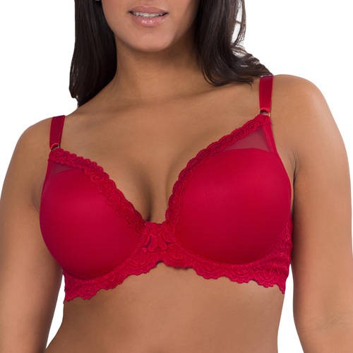 Women’s Curvy Signature Lace Push-Up Bra With Added Support