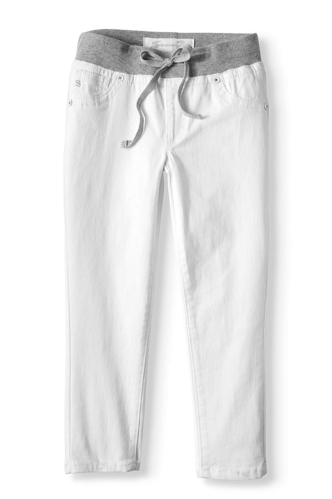 Seven7 Knit Waist Ankle Skinny Jeans (Big Girls)