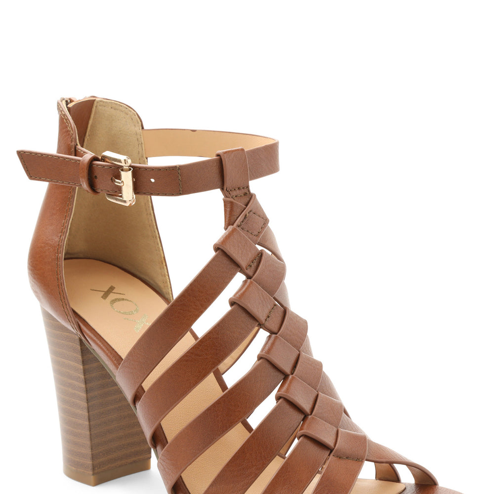 Women's Baxter Strappy Block Heel Sandals, Color: - Tan