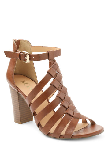 Women's Baxter Strappy Block Heel Sandals, Color: - Tan